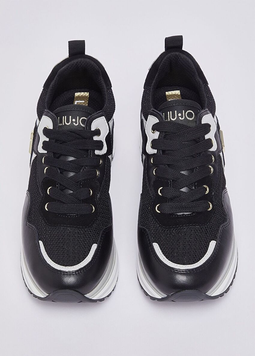 Payet detaylı file platform sneaker