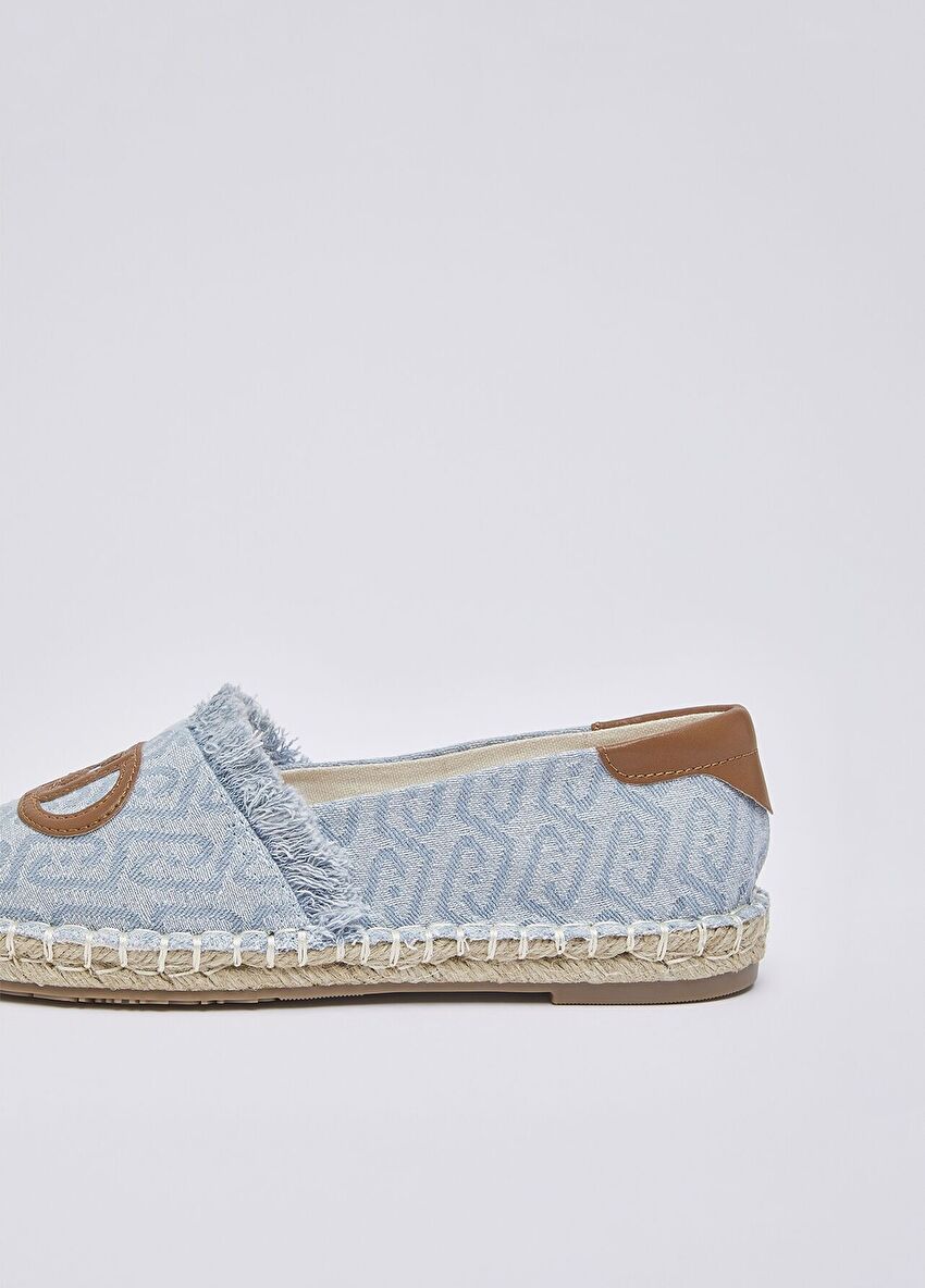 Denim Jakarlı Espadril