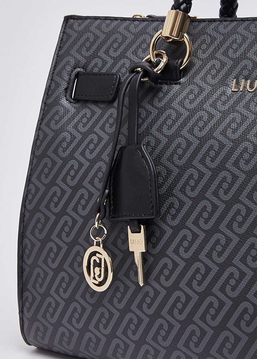 Fularlı Orta Boy Satchel Çanta