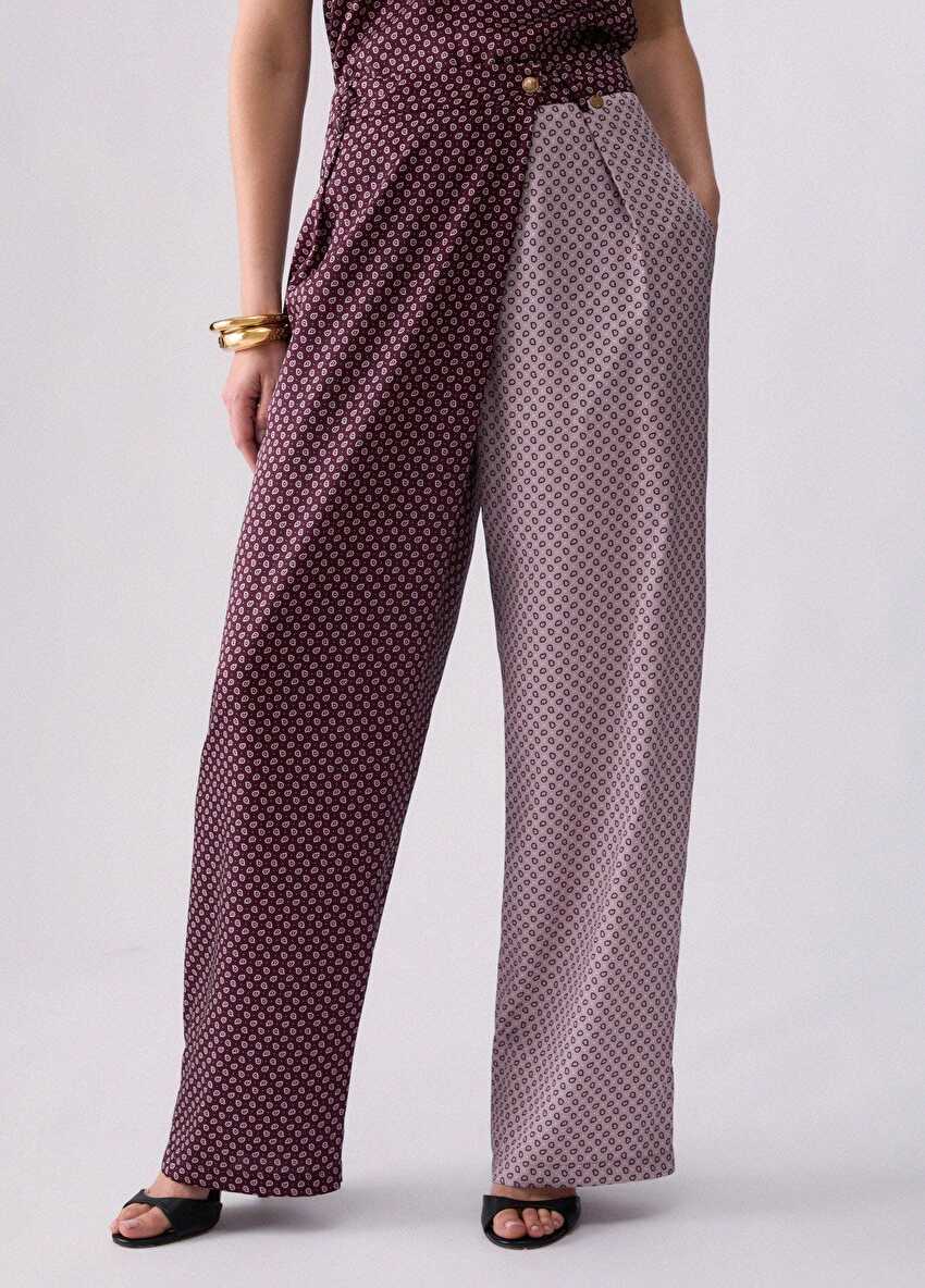 İki Renkli Twill Pantolon