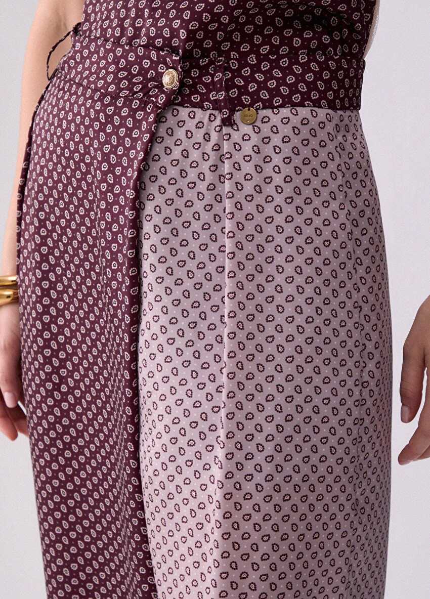 İki Renkli Twill Pantolon