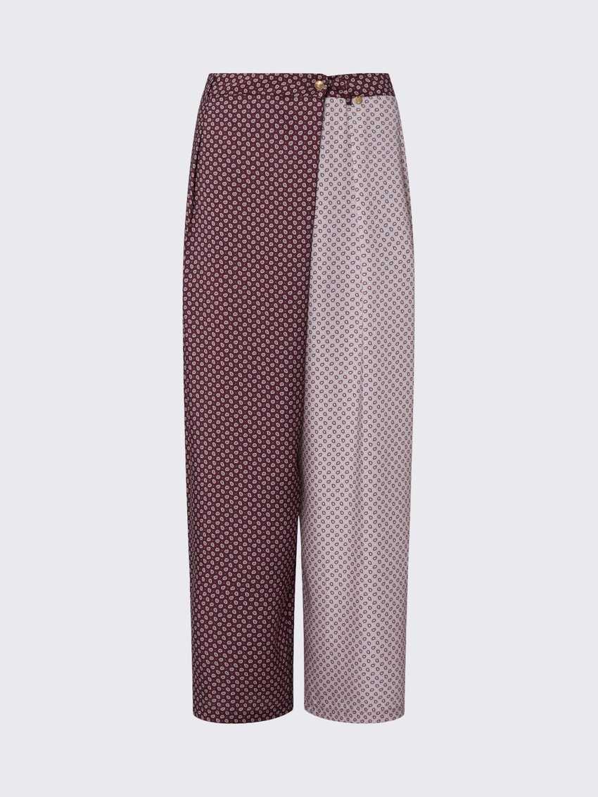 İki Renkli Twill Pantolon