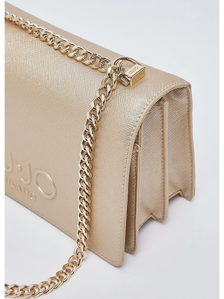 Altın Rengi Orta Boy Crossbody