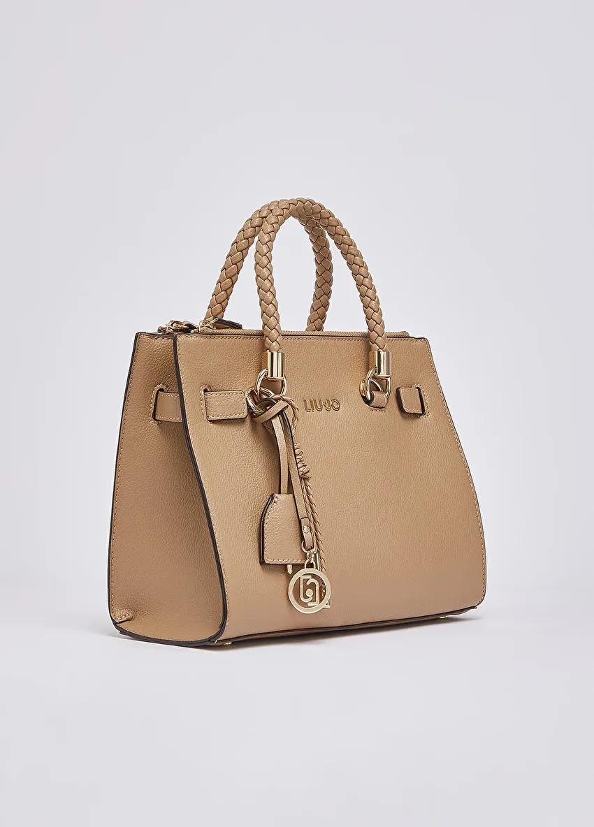 Kahverengi Küçük Satchel Çanta