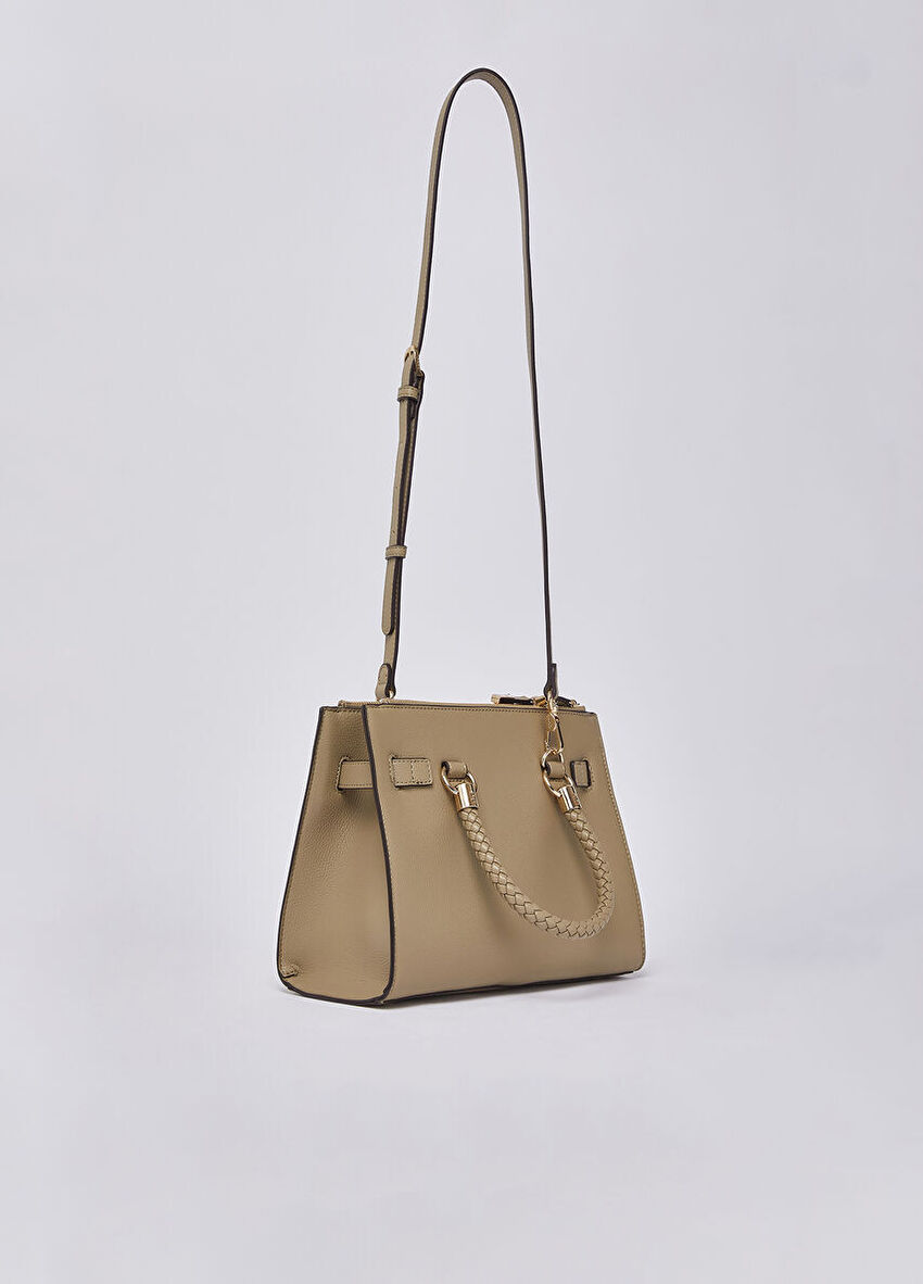 Kahverengi Küçük Satchel Çanta
