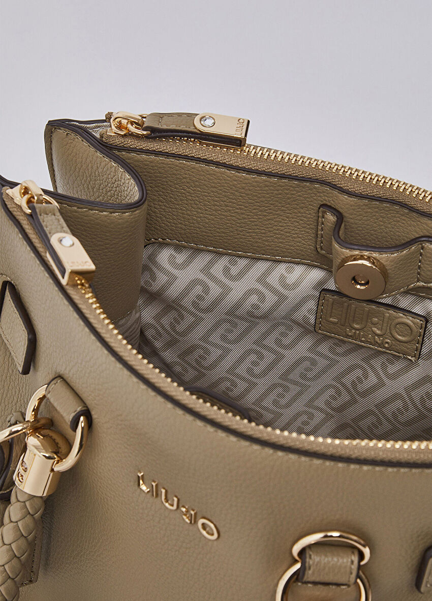 Kahverengi Küçük Satchel Çanta