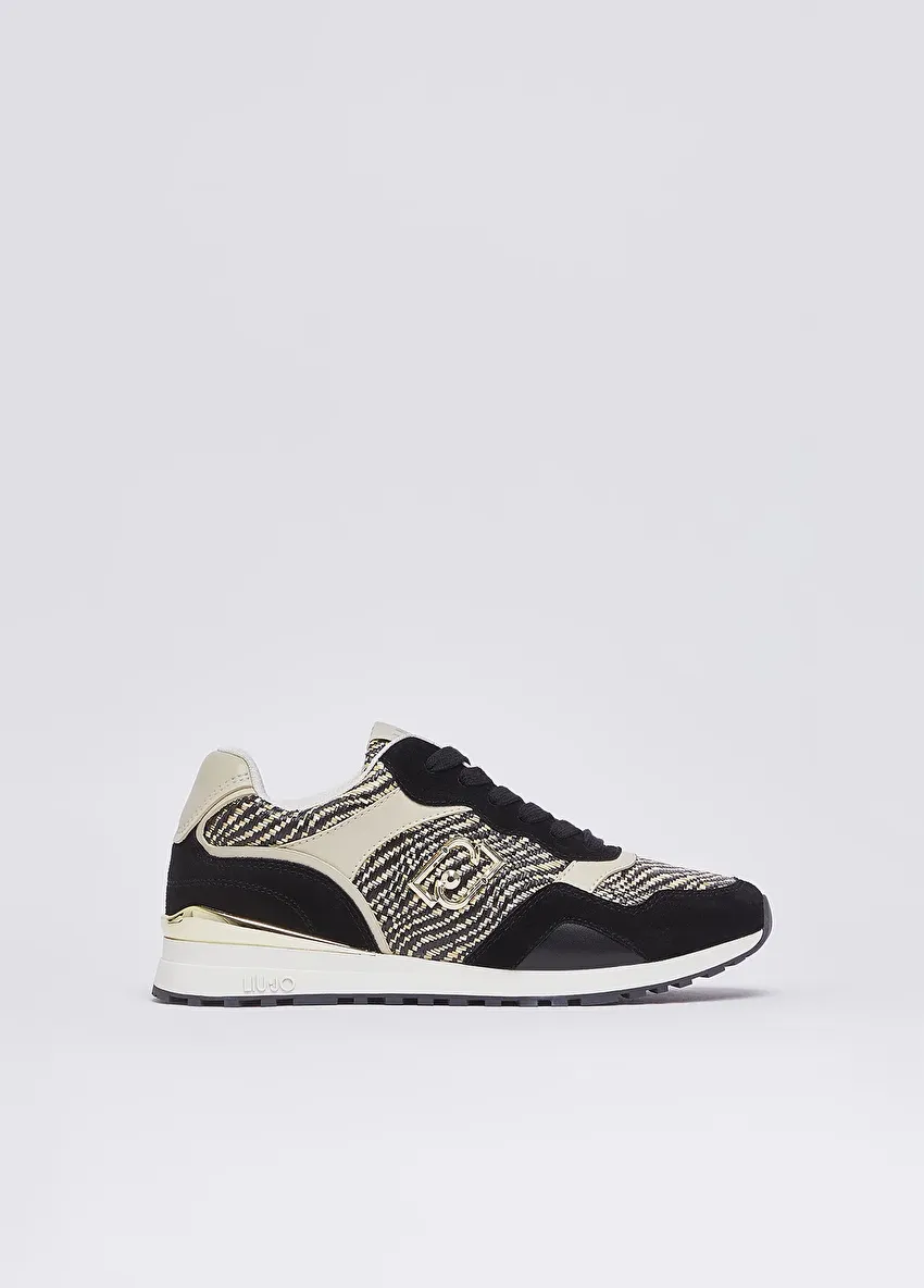 Rafya detaylı sneaker