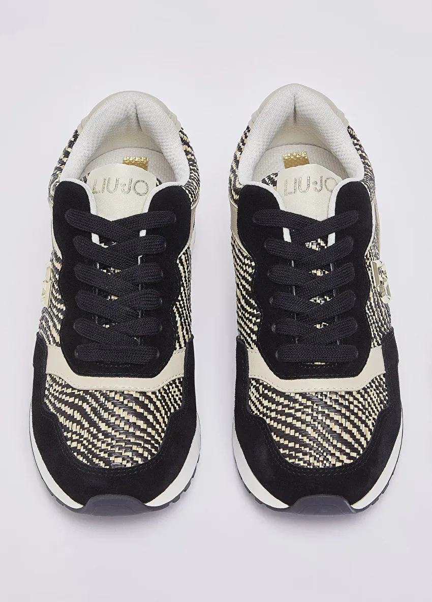 Rafya detaylı sneaker