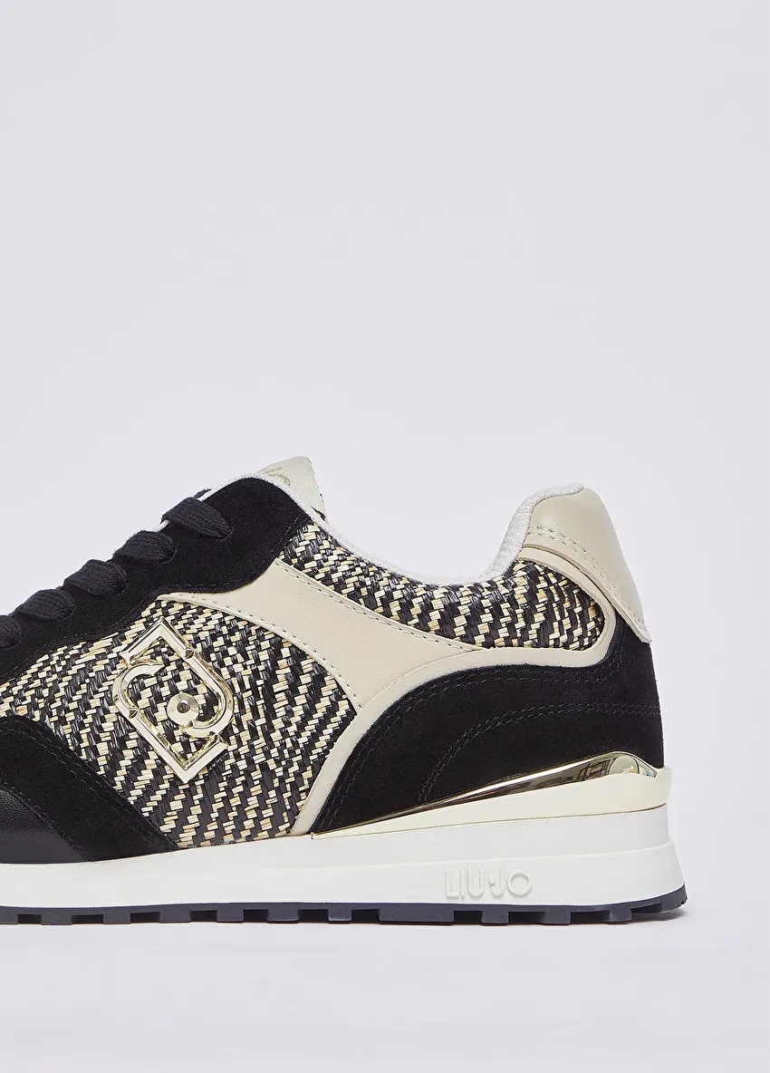Rafya detaylı sneaker