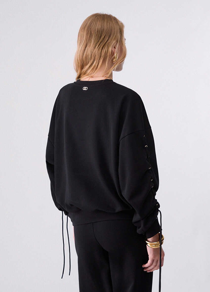 Bağcıklı Sweatshirt