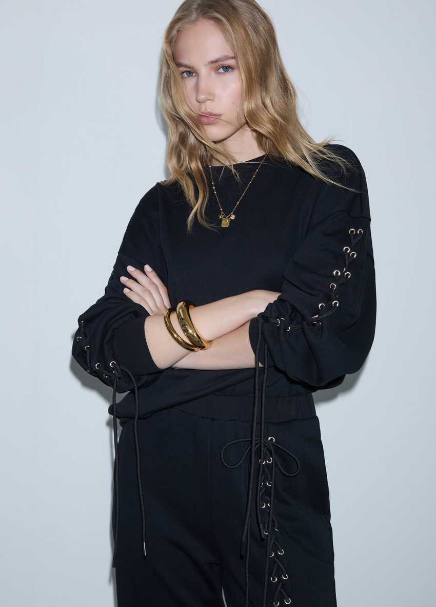 Bağcıklı Sweatshirt