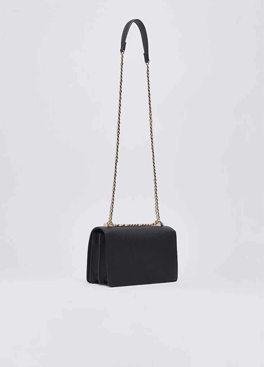 Siyah Orta Boy Crossbody
