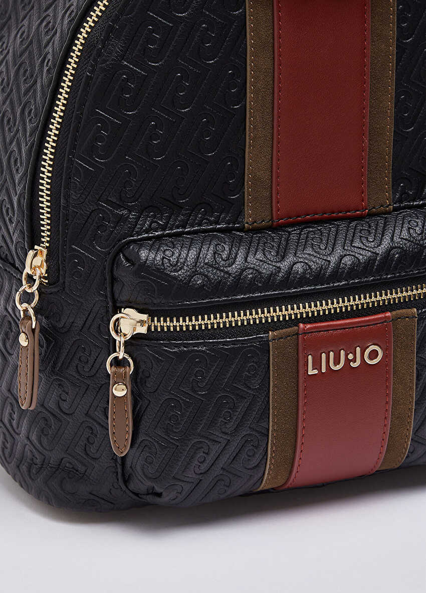 Monogram Logolu Sırt Çantası