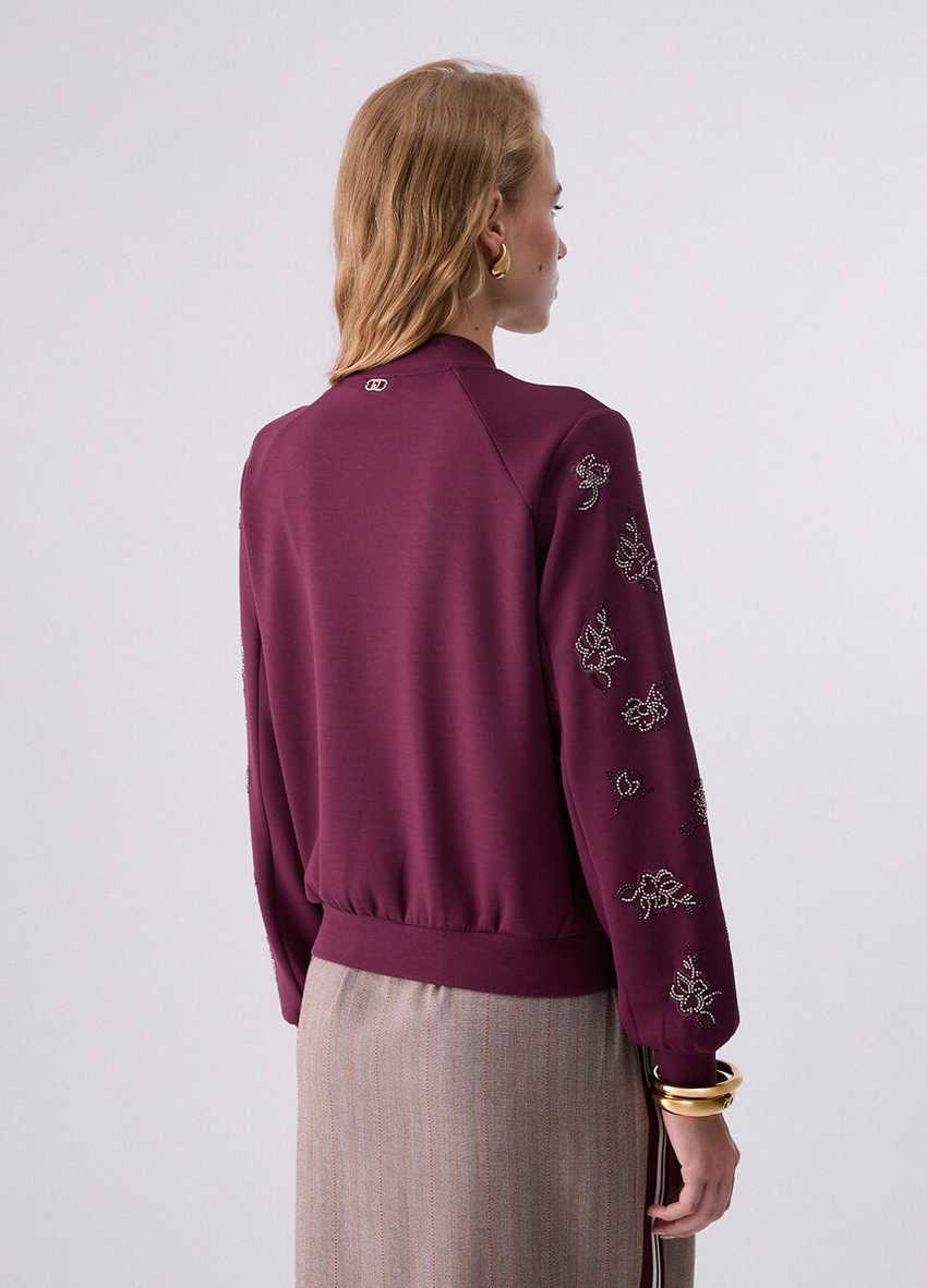 Mücevher Nakışlı Sweatshirt