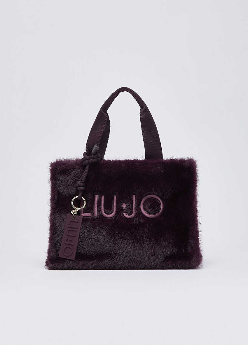 Küçük Peluş Tote Çanta