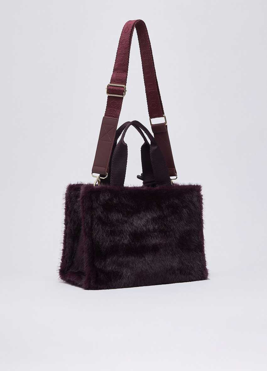 Küçük Peluş Tote Çanta