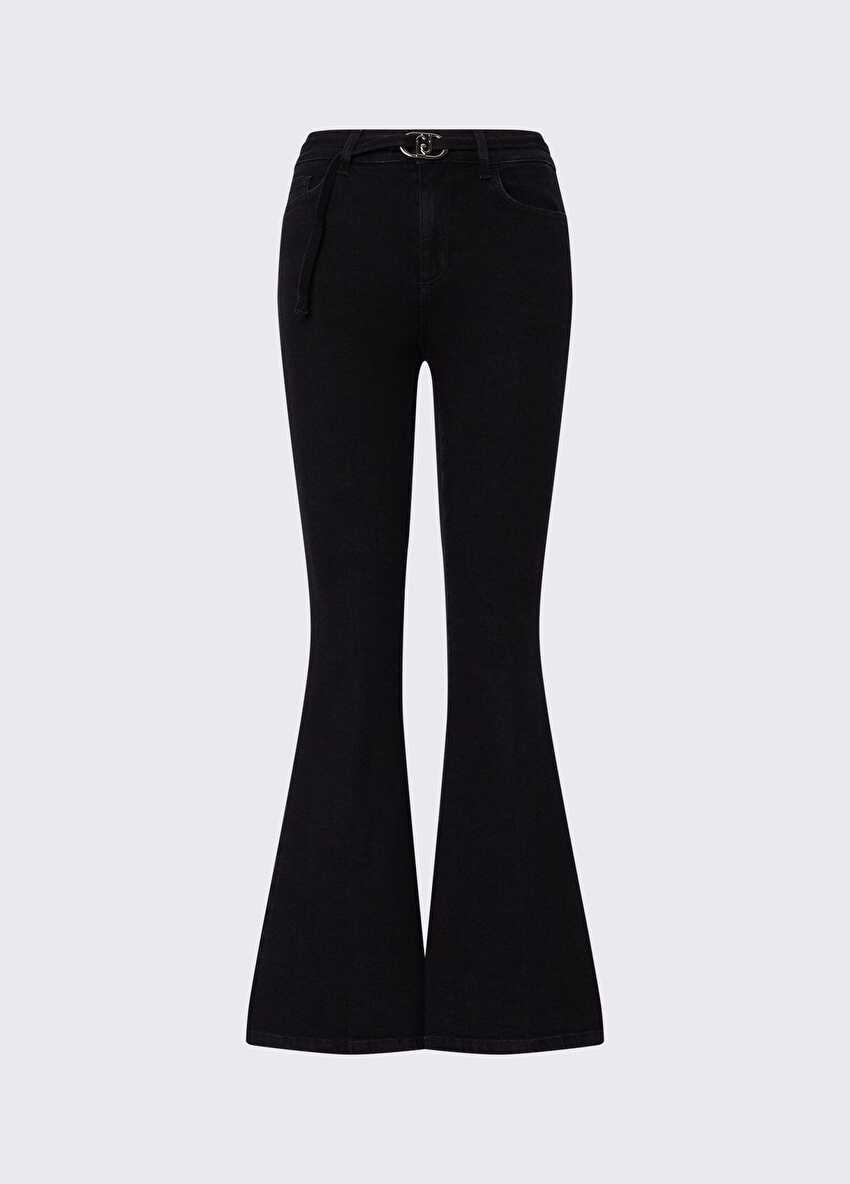 Yüksek Bel Flare Jean