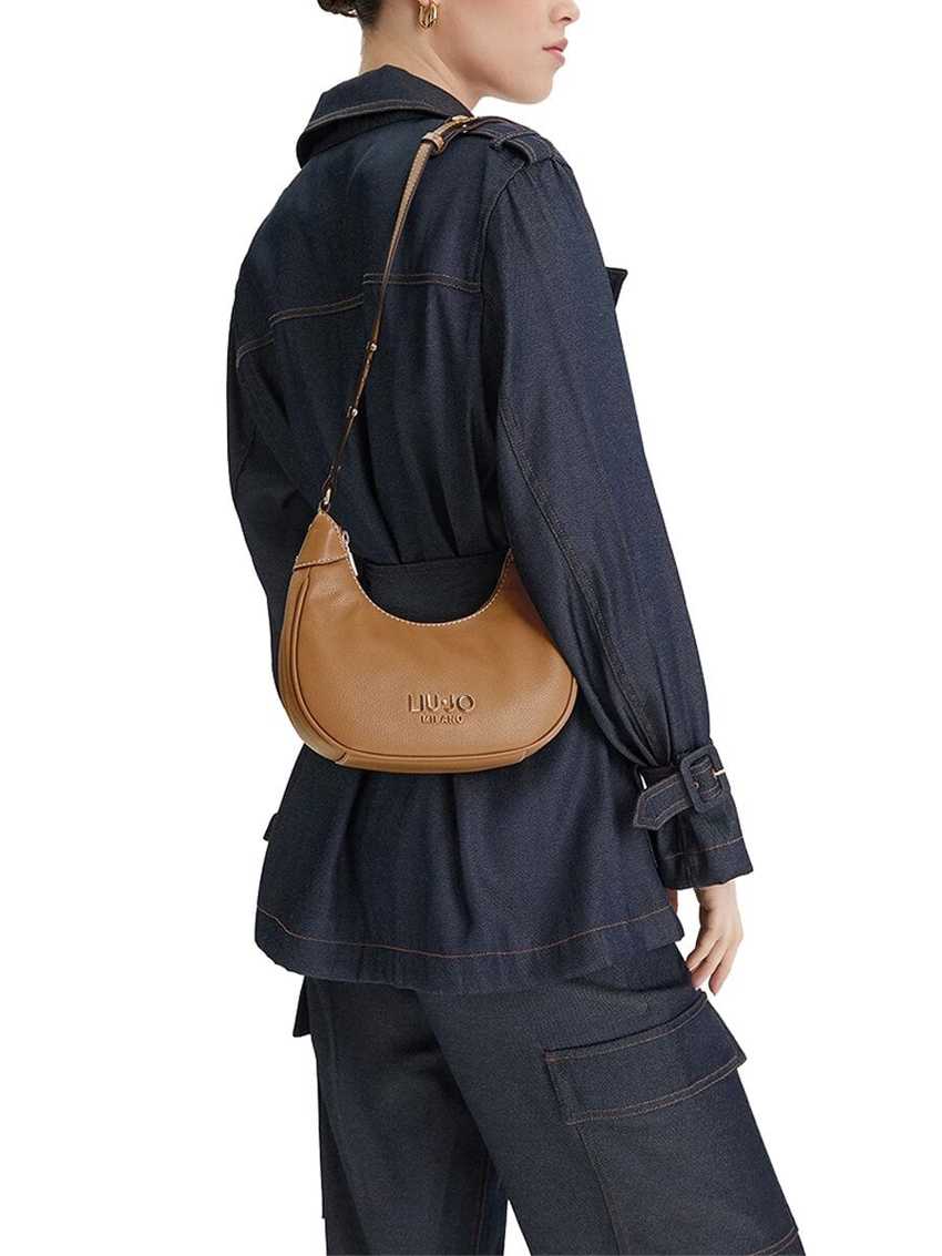 Kahverengi Küçük Hobo Çanta