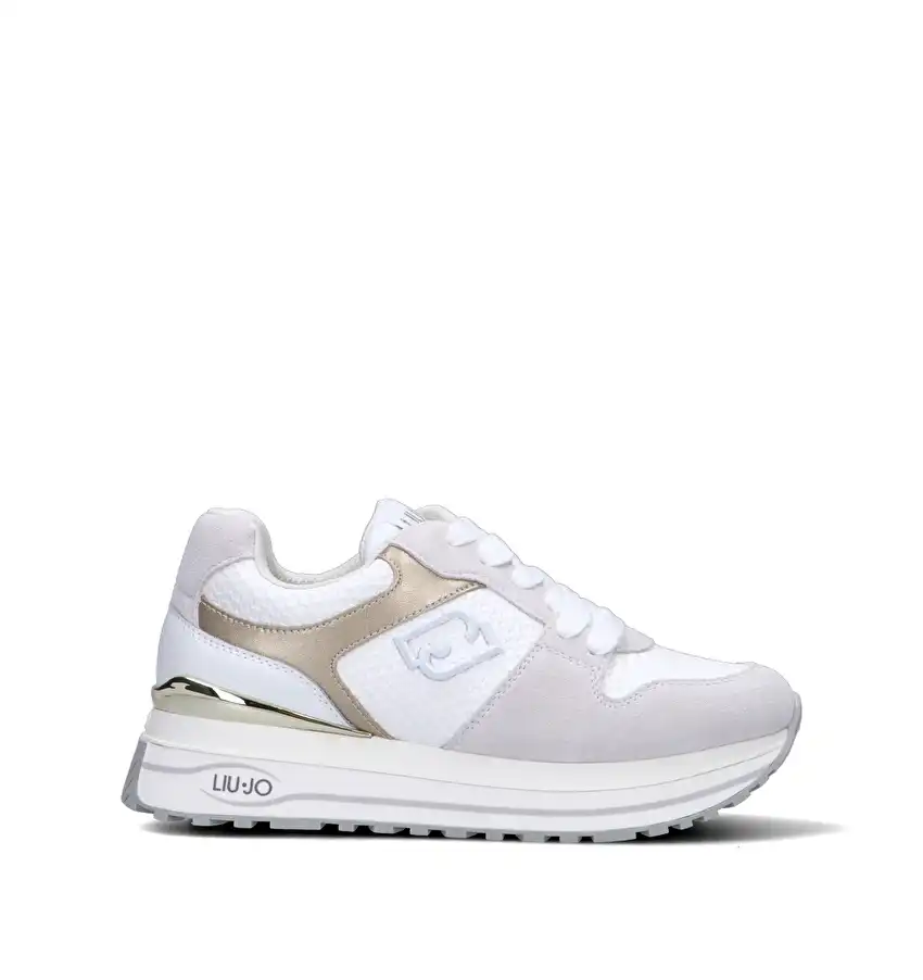 Beyaz Açık Altın Sneaker