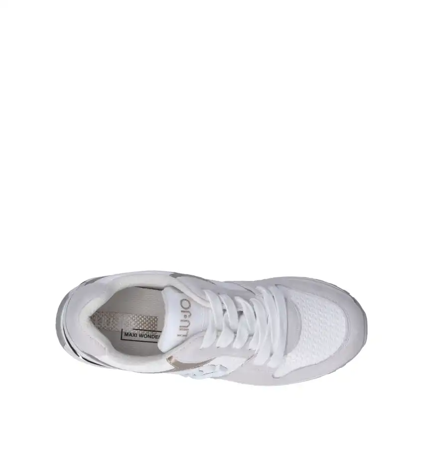 Beyaz Açık Altın Sneaker
