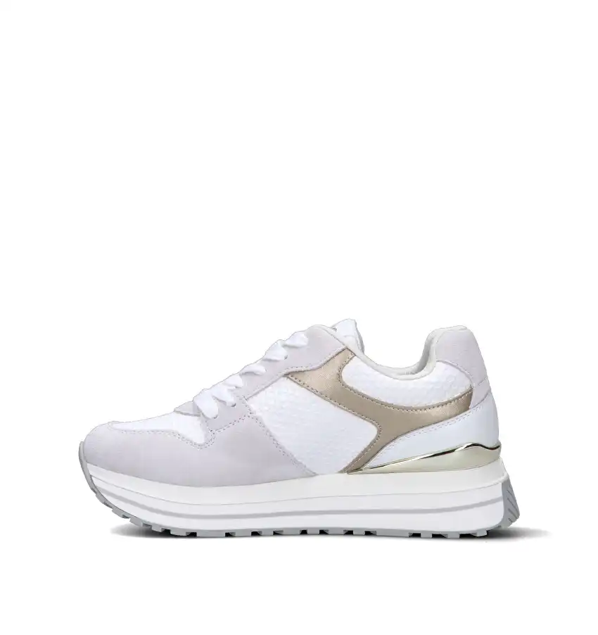 Beyaz Açık Altın Sneaker