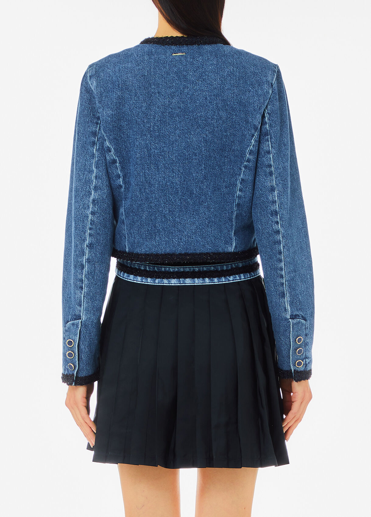 Denim ceket Arkadan Görünüm