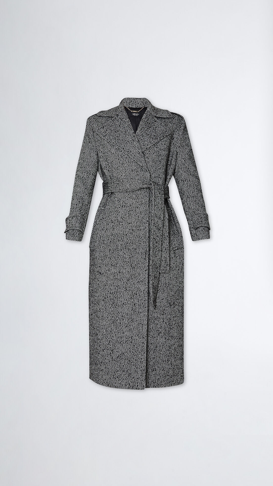 Liu Jo Siyah Klasik Kadın Palto