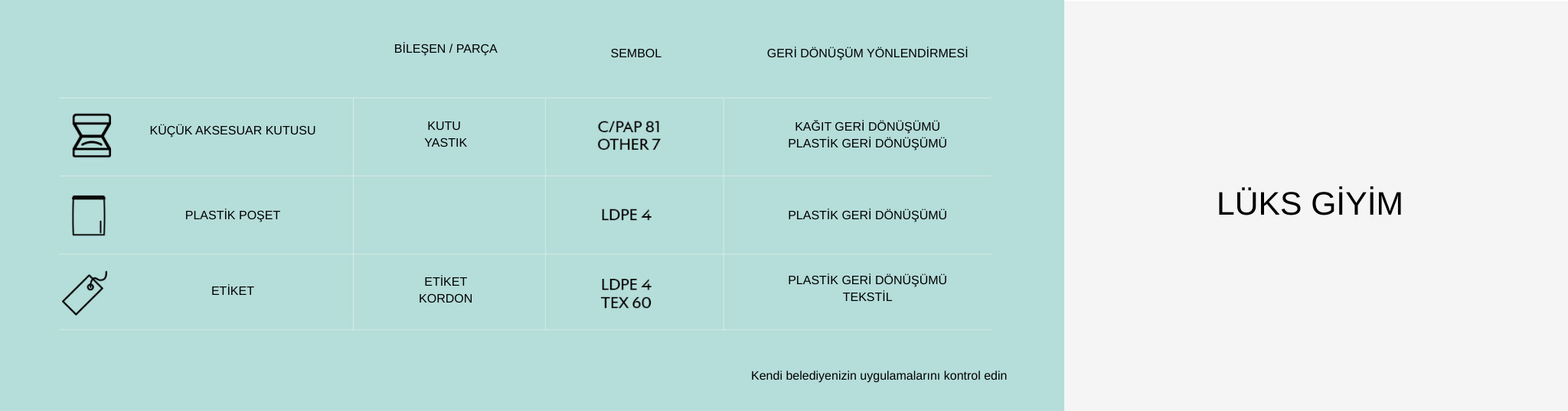 Liu Jo Luxury koleksiyonu özel ambalaj ve hediye kutuları geri dönüşüm yöntemleri
